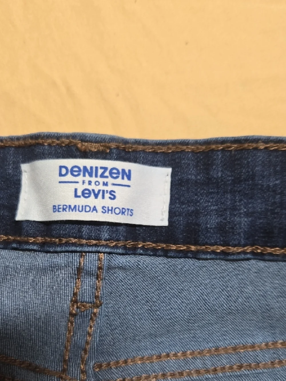 ♡Denizen from Levi's Dark Blue Denim Bermuda Shorts Size 14